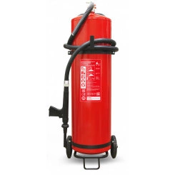 Огнетушитель воздушно-пенный ОВП-80(з) МИГ зимний (10А, 233В) на съемной тележке с перекрывным стволом РМРС