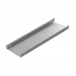 Промышленный лоток кабельный неперфорированный 100х60х3000, толщ. 2,0 мм, Сендзимир цинк Промышленный лоток кабельный неперфорированный 100х60х3000, толщ. 2,0 мм, Сендзимир цинк