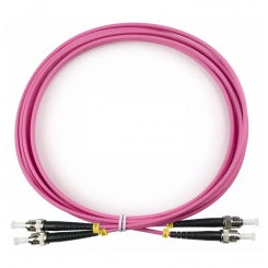 Шнур оптический duplex 3м ST-ST 50/125 mm OM4 LSZH FOP-50-OM4-ST-ST-3m