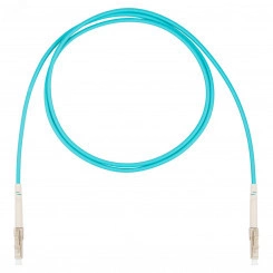 Шнур оптический коммутационный (патч-корд), LC-LC симплекс simplex OM3, нг(А)-HF, бирюзовый, 0,5 м