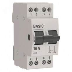 Переключатель трехпозиционный 2P 16А Basic Переключатель трехпозиционный 2P 16А Basic