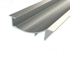 Профиль встраиваемый декоративный алюминиевый 1670-2, 2 м REXANT