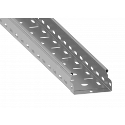 Лоток перфорированный 100х50 L=3м S=1,0мм оцинк.