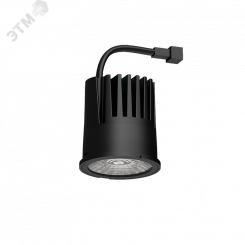 Светильник светодиодный ДВО-8Вт IP20 750Лм 3000К FLEX 50 черный 25 град.