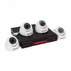 Комплект видеонаблюдения REXANT 4 внутренние      камеры AHD 2.0 Full HD