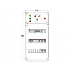 Щит управления электрообогревом DEVIBOX HR 5x2800 D850 (в комплекте с терморегулятором) Щит управления электрообогревом DEVIBOX HR 5x2800 D850 (в комплекте с терморегулятором)