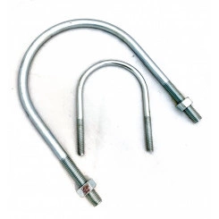 Хомут U-образный 1 1/2' М8 40-50 оцинкованная сталь ГОСТ 24137-80