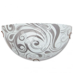 Светильник НББ-21-60 М19 Иней 300/2 матовый белый /клипсы золото индивидуальная упаковка