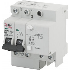 Автоматический выключатель дифференциального тока Pro NO-902-141 АВДТ2 (AC) C63 30mA 6кА 1P+N ЭРА