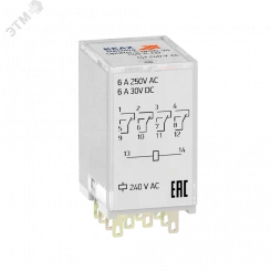 Реле промежуточное OptiRel G RP55-34-48-6-CO/TIL Реле промежуточное OptiRel G RP55-34-48-6-CO/TIL