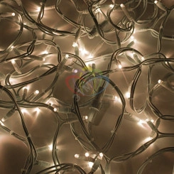 Гирлянда профессиональная Дюраплей LED 20м 200LED белый каучук тепло-белый