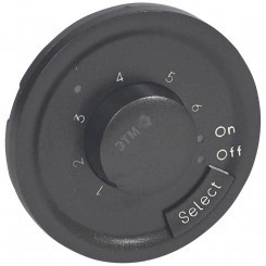 Celiane Лицевая панель термостата с датчиком для теплого пола 067405 графит