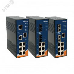 Коммутатор сетевой индустриальный Ethernet Switch Rugged 6x 10/100TX (RJ-45) + 2x1000FX (Multi-Mode/SC)