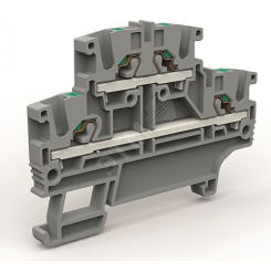 Двухуровневая клемма на 2,5 кв.мм