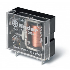 Миниатюрные PCB-реле, выводы с шагом 3.5мм, AgCdO, 1CO 10A, катушка DC Конфигурация с контактами NO