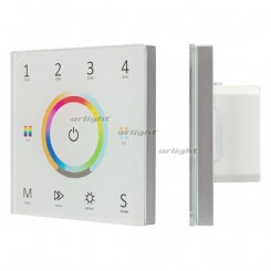 Панель Sens SMART-P67-MULTI White (230V, 4 зоны, 2.4G) (ARL, IP20 Пластик, 5 лет) Панель Sens SMART-P67-MULTI White (230V, 4 зоны, 2.4G) (ARL, IP20 Пластик, 5 лет)