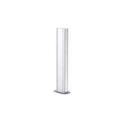 Электромонтажная колонна 0,68 м 1-сторонняя 70x140x675 мм (алюминий, белый)
