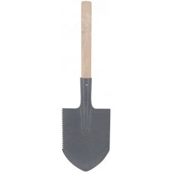 Лопатка туристическая с деревянным черенком 150x215x550 мм Лопатка туристическая с деревянным черенком 150x215x550 мм