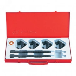 Набор для стяжки пружин амортизатора, 85-270 мм, кованые крюки, 6 предметов Набор для стяжки пружин амортизатора, 85-270 мм, кованые крюки, 6 предметов