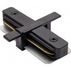 Коннектор прямой черный для встраиваемого шинопровода Коннектор прямой черный для встраиваемого шинопровода