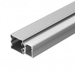 Профиль с экраном ALU-BASE-WH28-2000 ANOD+FROST (Arlight, Металл)