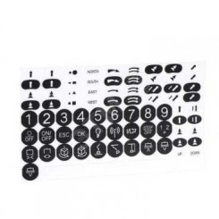 Набор липких маркировок черно-белые Набор липких маркировок черно-белые