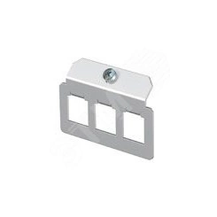 Суппорт для установки модулей в монтажную рамку MTU тип F (сталь) Суппорт для установки модулей в монтажную рамку MTU тип F (сталь)