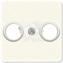 Крышка для телевизионной розетки  слоновая кость