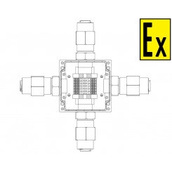 Коробка коммутационная взрывозащищенная КВМК 607