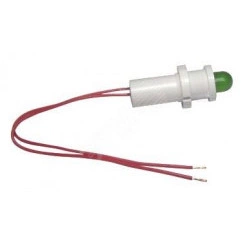 Лампа коммутаторная светодиодная СКЛ 18.1А-Л-2-220 зеленая Лампа коммутаторная светодиодная СКЛ 18.1А-Л-2-220 зеленая