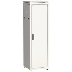 Шкаф сетевой 19дюйм ITK LINEA N 42U 600х600 мм металлическая передняя дверь серый
