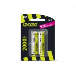Элемент питания аккумуляторный ФАZА AA 2000мАч Ni-MH блистер, 2 шт.