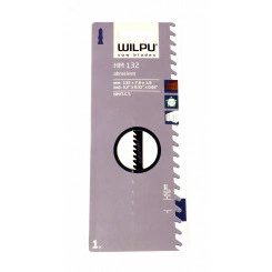 Пилка для лобзика HM 132 (Т341НМ, НМ зуб) х1шт/уп по стеклопластику, газобетону, твердым сортам древисины