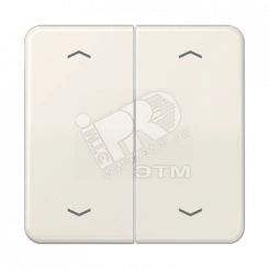 Клавиши для сдвоенной кнопки BCU  слоновая кость