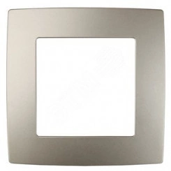 Рамка на 1 пост, Эра12, шампань, 12-5001-04