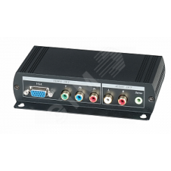 Преобразователь HDMI в VGA или компонентный видеосигнал и стерео аудиосигнал.