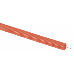 Труба гофрированная ПНД d16 с зондом оранжевая (50м)