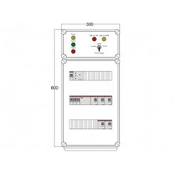 Щит управления электрообогревом DEVIBOX HR 5x2800 D316 (в комплекте с терморегулятором и датчиком температуры) Щит управления электрообогревом DEVIBOX HR 5x2800 D316 (в комплекте с терморегулятором и датчиком температуры)