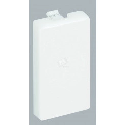 Connect Заглушка узкая 225х45мм алюминий