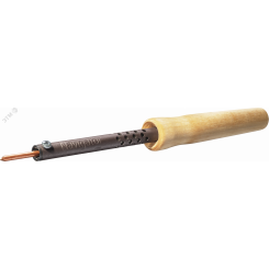Паяльник деревянная ручка клин прямой NSE-Pes01-40W-СP