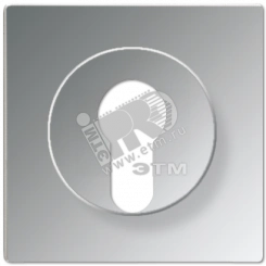 Крышка к выключателю для замочного механизма  полированный хром