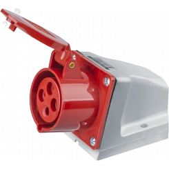 Розетка NCA-SR114-16-380 стационарная наружная 16А 3P+PE IP44 Розетка NCA-SR114-16-380 стационарная наружная 16А 3P+PE IP44