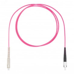 Шнур оптический коммутационный (патч-корд), SC-FC симплекс simplex OM4, нг(А)-HF, маджента, 3,0 м