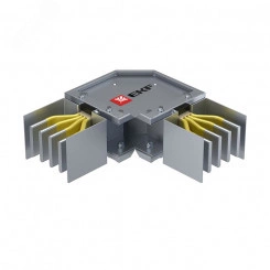 Угловая горизонтальная секция 2000 А IP55 AL      3L+N+PE(КОРПУС)