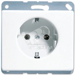 Розетка штепсельная SCHUKO 16A 250V с защитой от детей белая Розетка штепсельная SCHUKO 16A 250V с защитой от детей белая