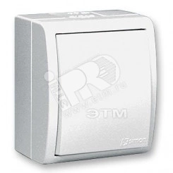 Выключатель одноклавишный, с подсветкой, IP54 10А, 250В, винтовой зажим, S15A, белый Выключатель одноклавишный, с подсветкой, IP54 10А, 250В, винтовой зажим, S15A, белый