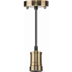 Светильник с проводом 1.5м Е27 декор черненая бронза Светильник с проводом 1.5м Е27 декор черненая бронза