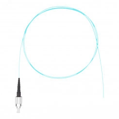 Шнур оптический монтажный (пигтейл), FC, OM3, нг(А)-HF, бирюзовый, 1,5 м