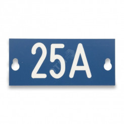 Табличка номинального тока ''25A'', 145х60х1.5мм