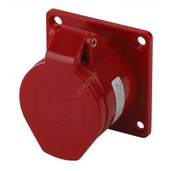 Розетка стационарная внутренняя 414 3Р+РЕ 16А 380В IP44 (20/120/1920) R(IN)-16-3P-PE-IP44 Розетка стационарная внутренняя 414 3Р+РЕ 16А 380В IP44 (20/120/1920) R(IN)-16-3P-PE-IP44